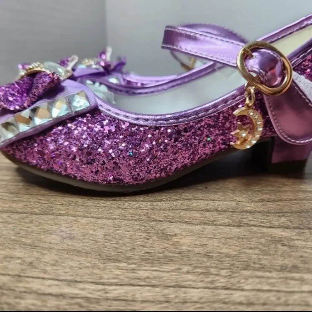 Little girls sparkley heels purple. RIDICULOUSLY cute! Size 13/13.5